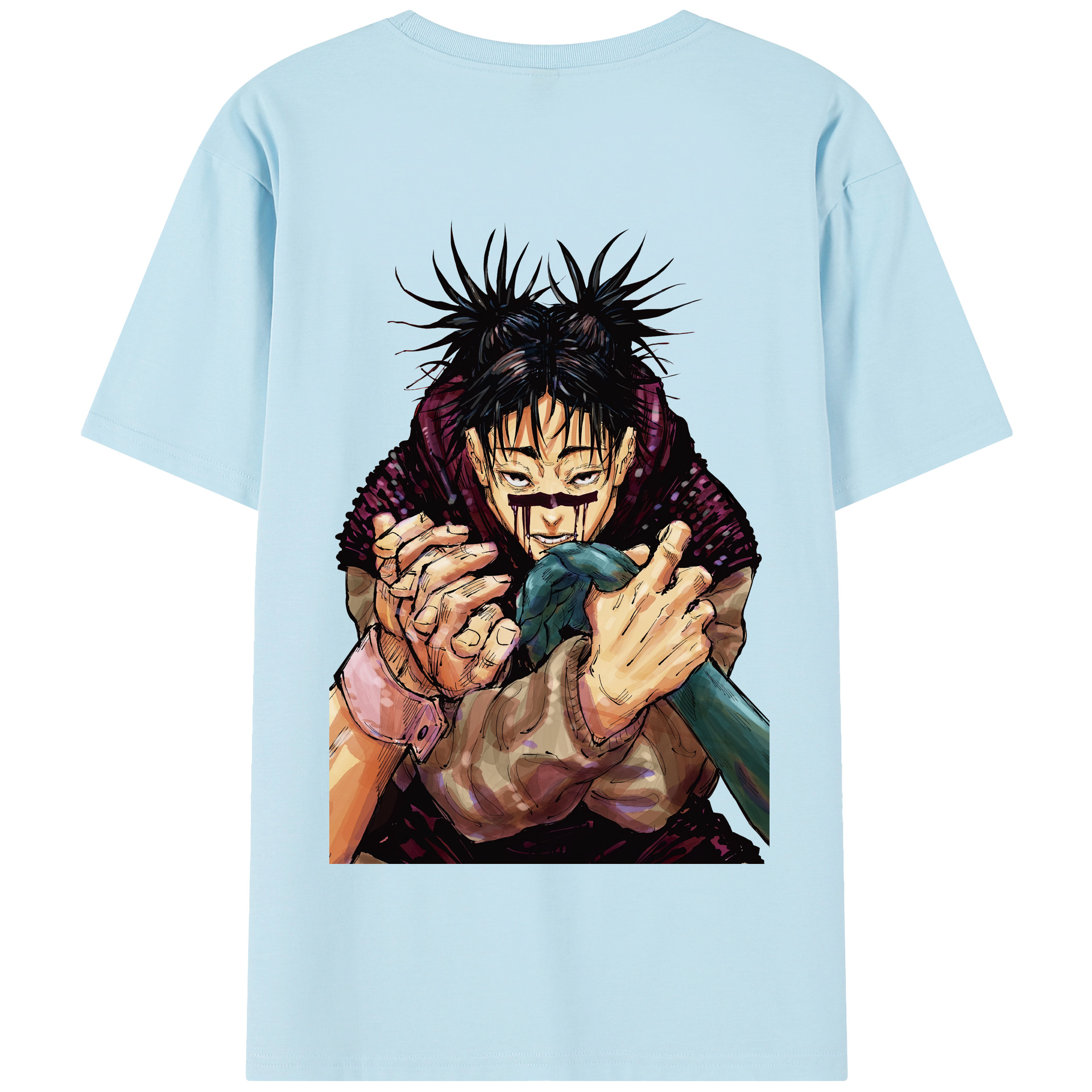 （画像用） 呪術廻戦 Jujutsu Kaisen 綿100％半袖Tシャツ（背面プリント）